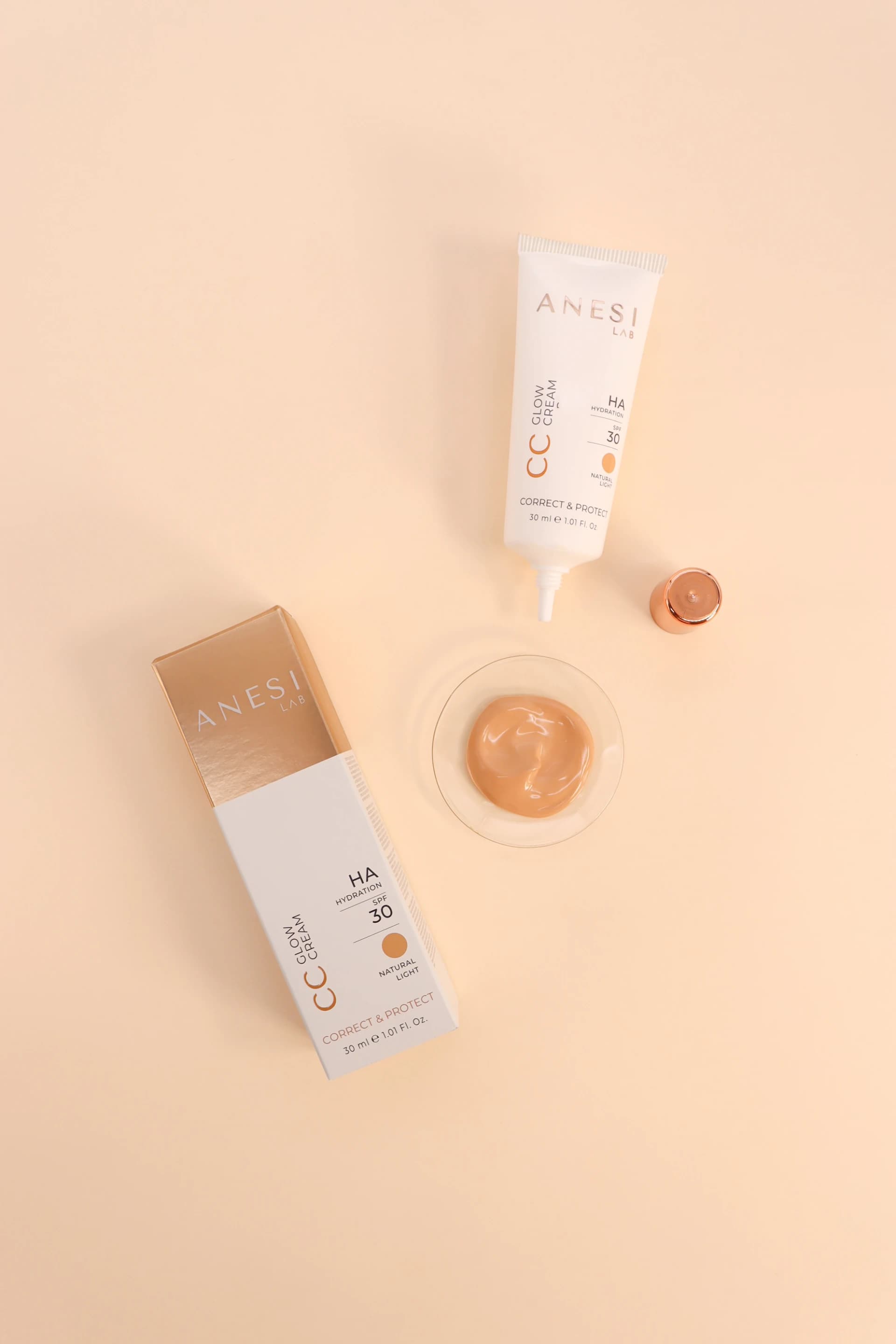 ANESI LAB CC GLOW CREAM NATURAL LIGHT 30ML