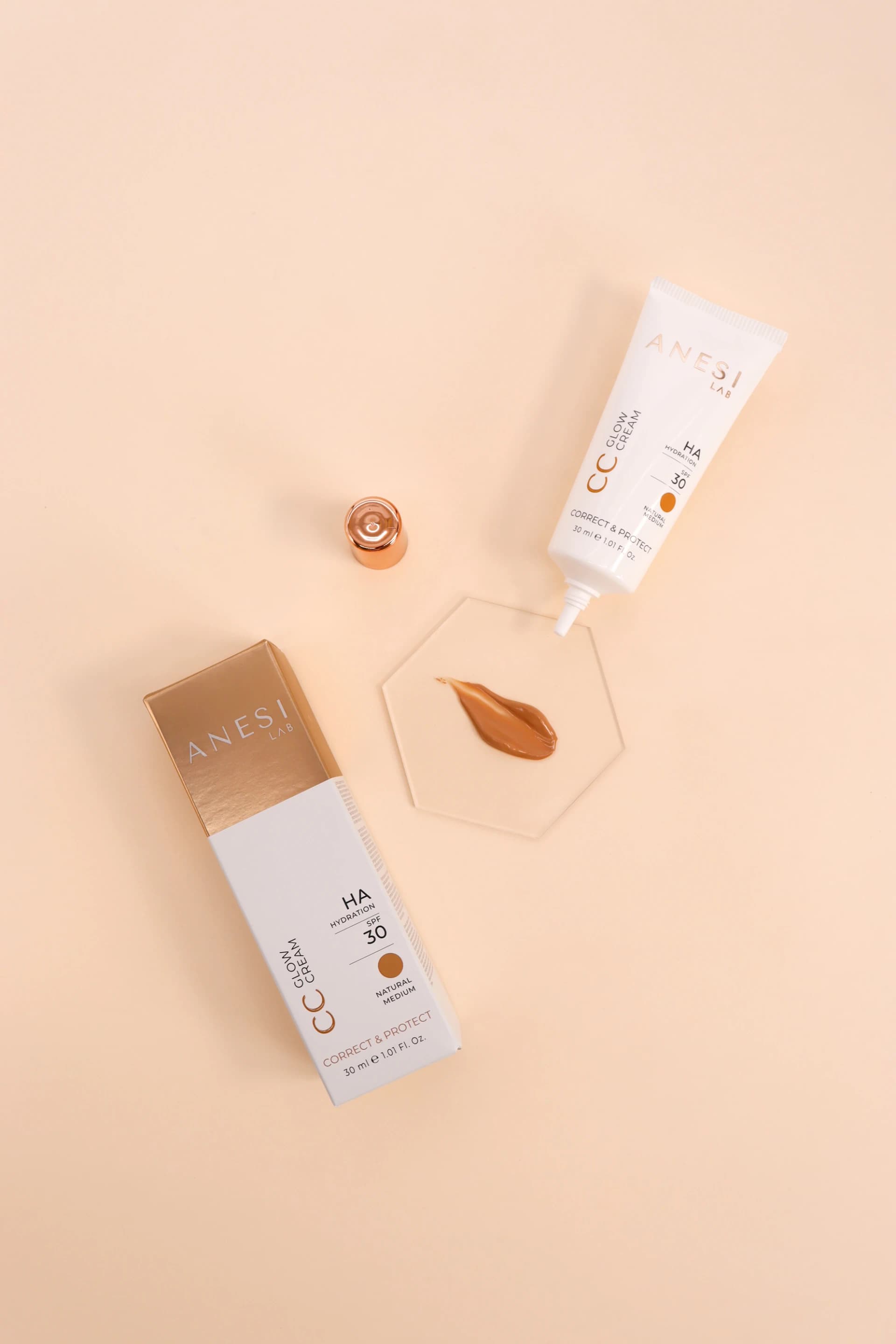 ANESI LAB CC GLOW CREAM NATURAL MEDIUM 30ML